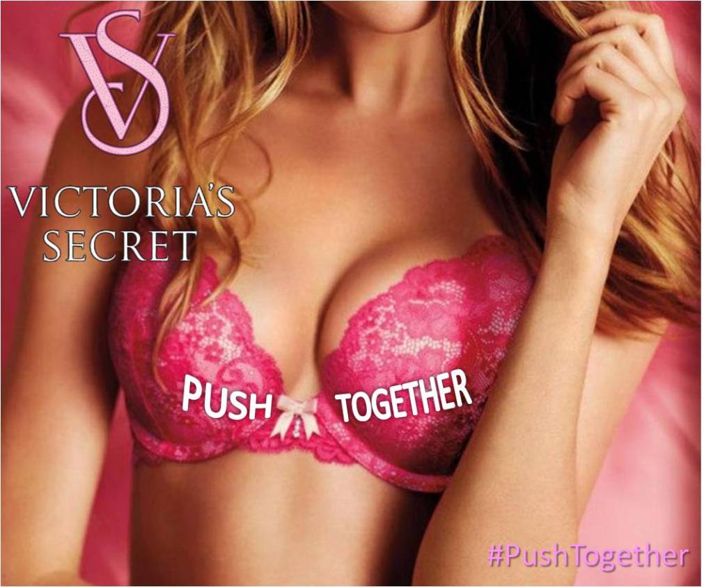 Promotional ad for #PushTogether