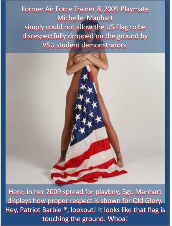 michelle manhart-flag respect
