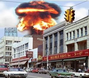 Everything seems fine downtown...